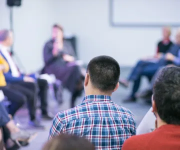 People at the group therapy