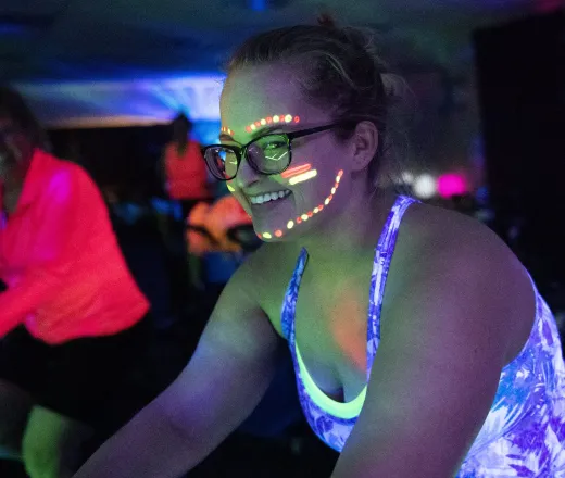 Spin-a-thon participants